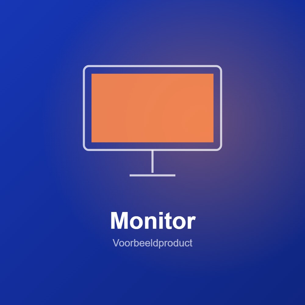 Monitor (voorbeeld)
