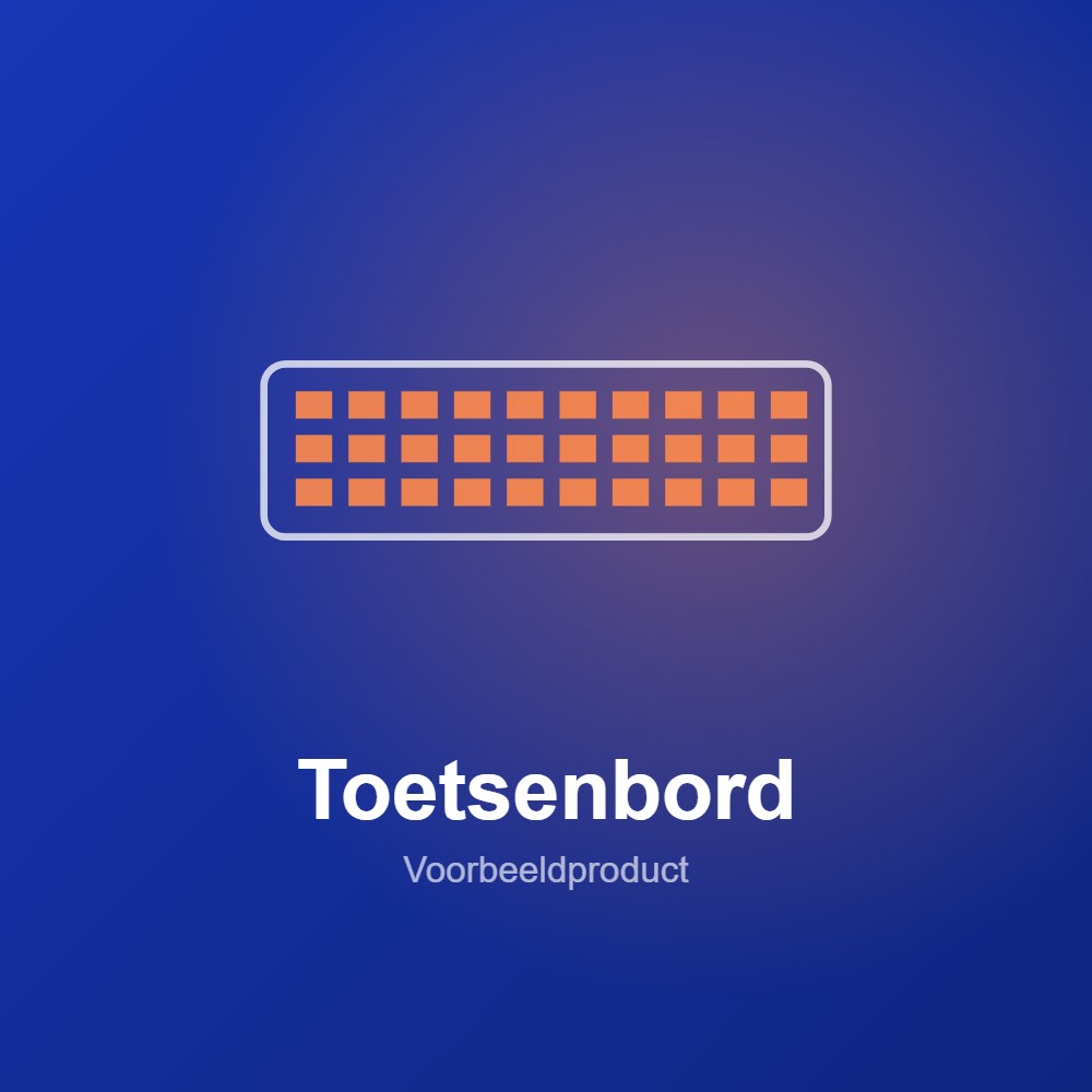 Toetsenbord (voorbeeld)